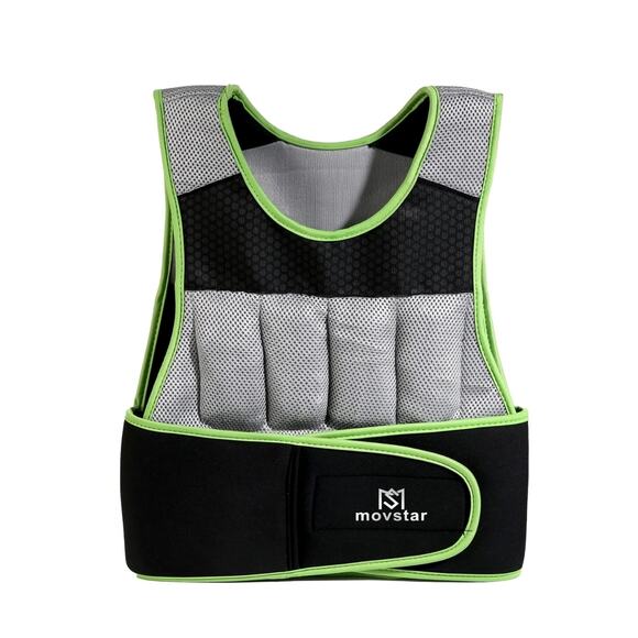 NEW Adjustable 10lb Weighted Vest Women Men with Reflective Design - Picture 2 of 12